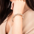 Load image into Gallery viewer, Sparkle Crystal Twist Open Cuff Bracelet
