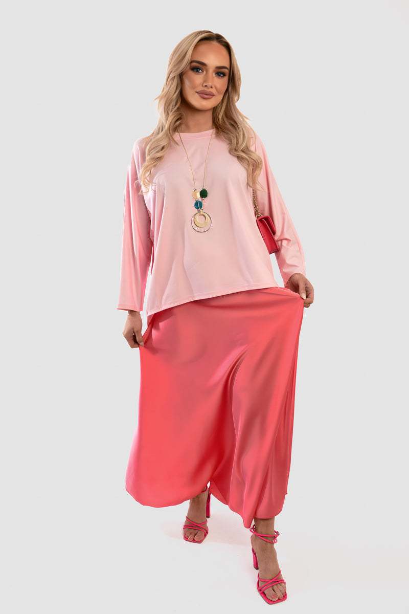 Casual Long Sleeve Loose Fit Top