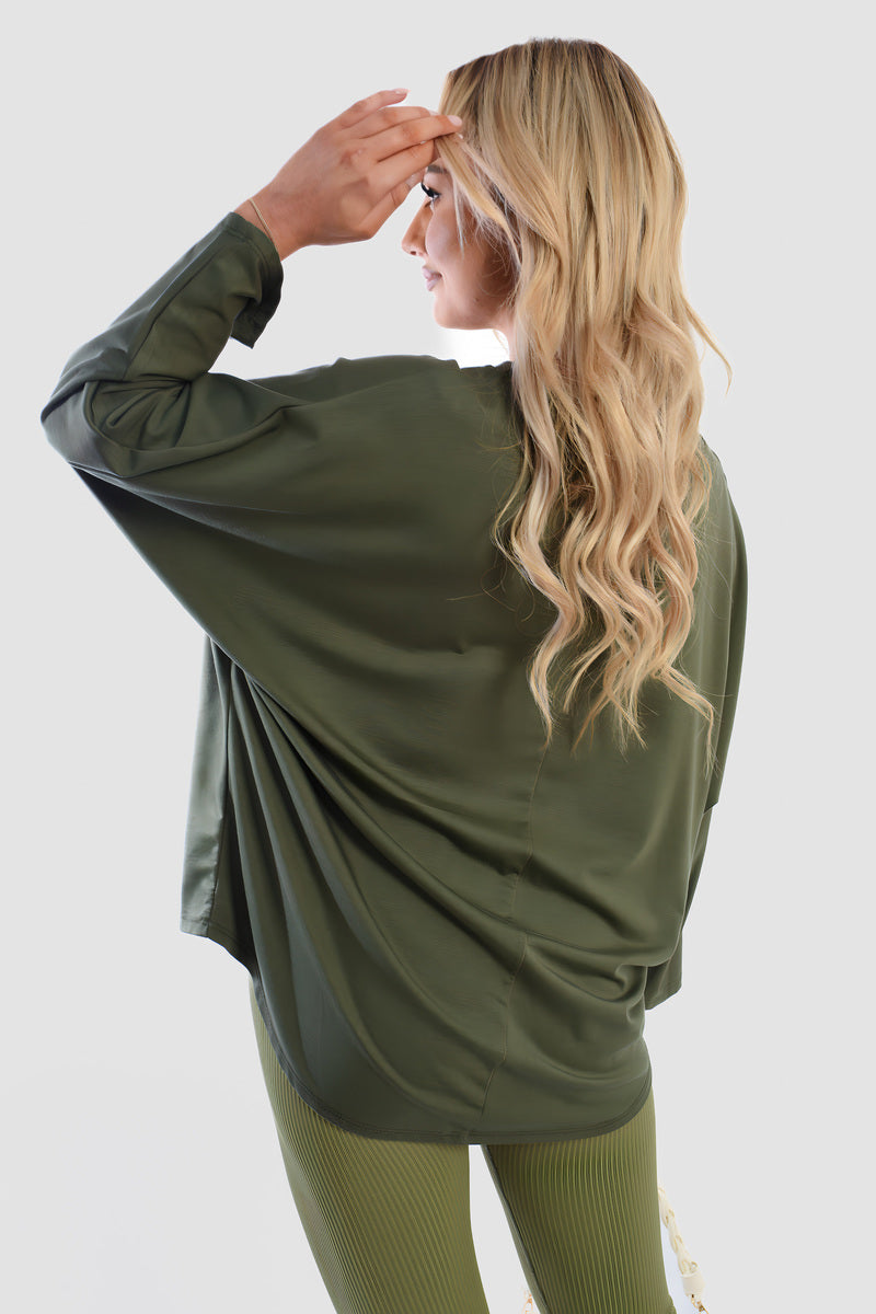 Casual Long Sleeve Loose Fit Top