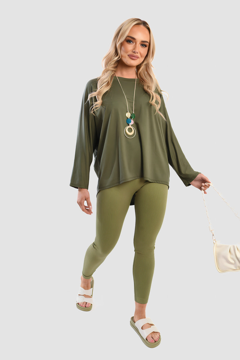 Casual Long Sleeve Loose Fit Top