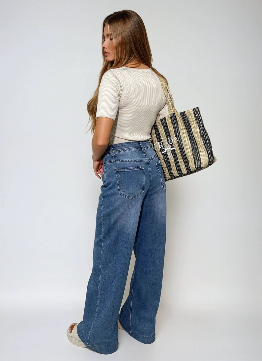 High Waisted Wide Leg Jeans