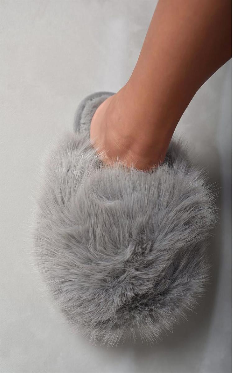 Fluffy Faux Fur Slippers
