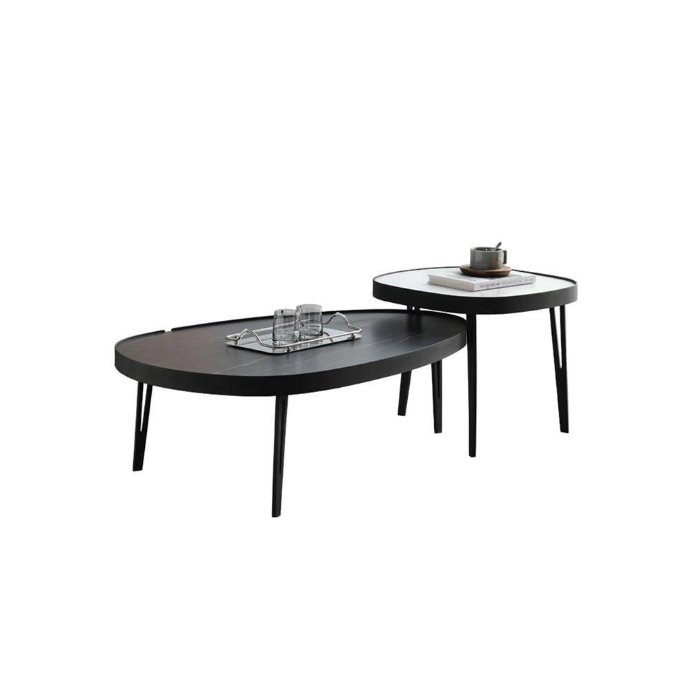 Inca Coffee Table Set, Sintered Stone - Miola
