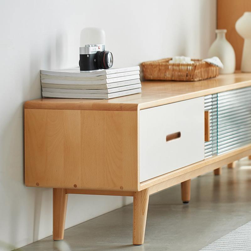 Karah TV Stand, Glass Door - Miola