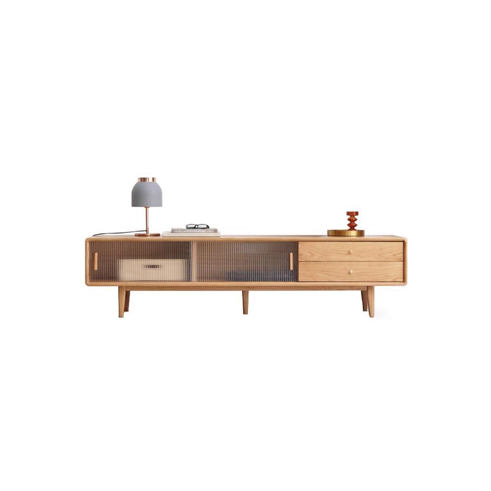 Kerry TV Stand, Light Oak - Miola