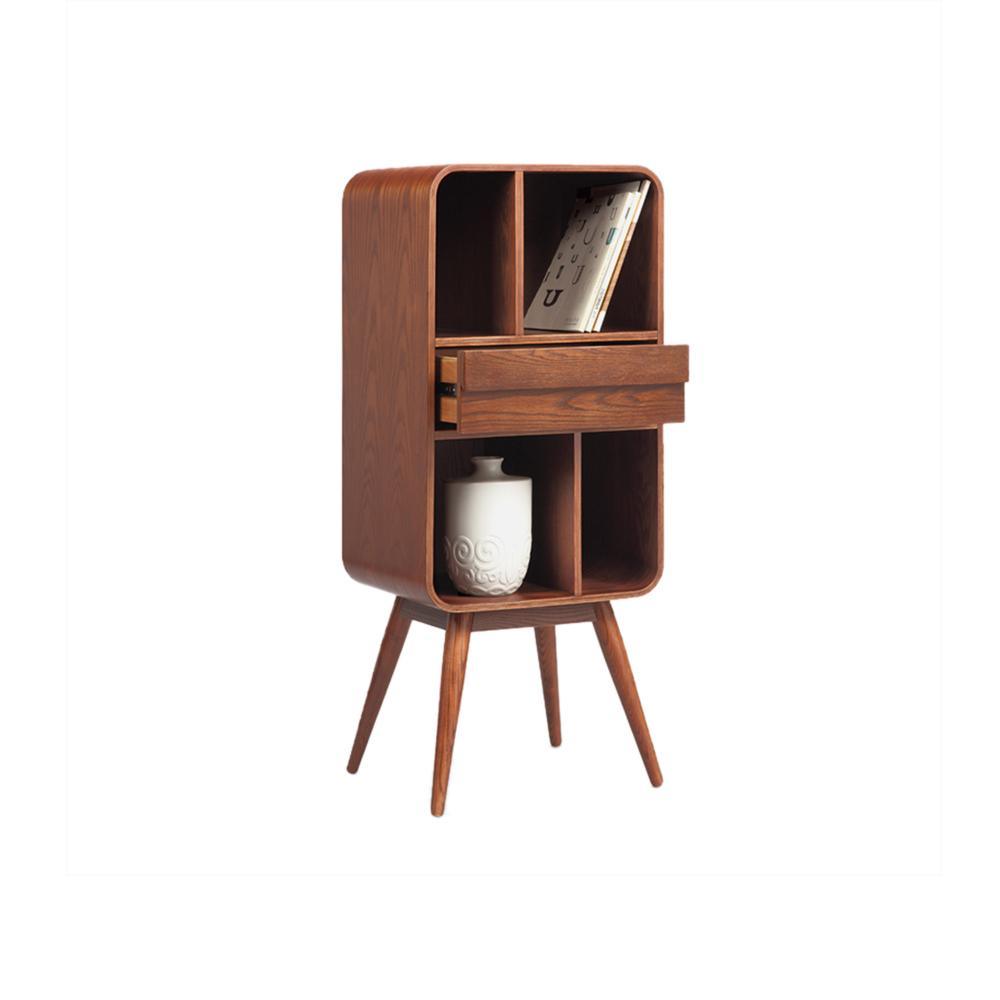Kya Bookcase, Wood Shelving Unit - Miola