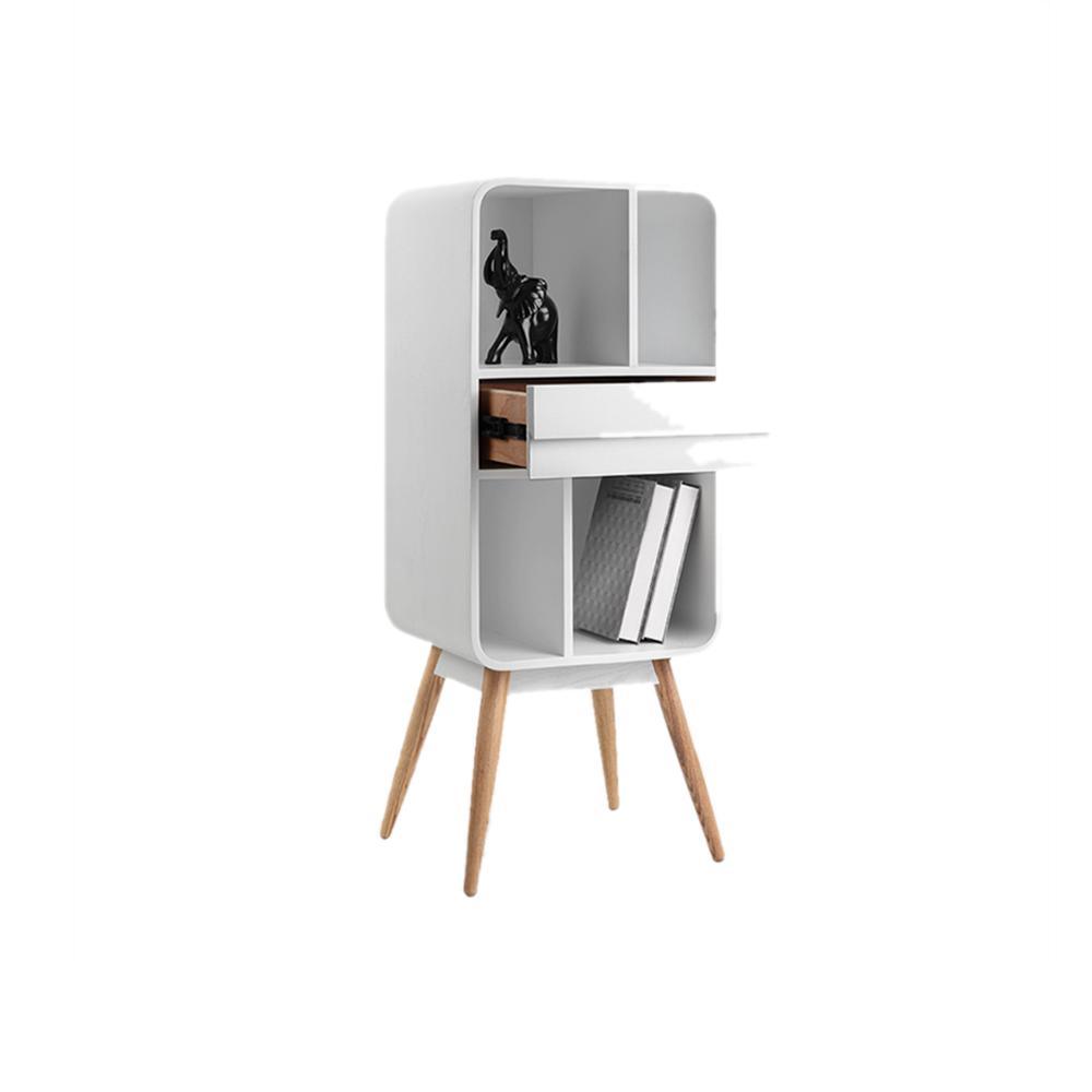 Kya Bookcase, Wood Shelving Unit - Miola