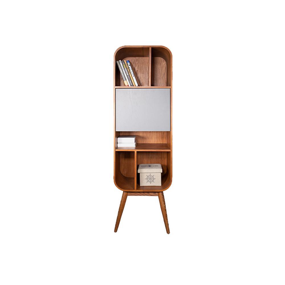 Kya Bookcase, Wood Shelving Unit - Miola