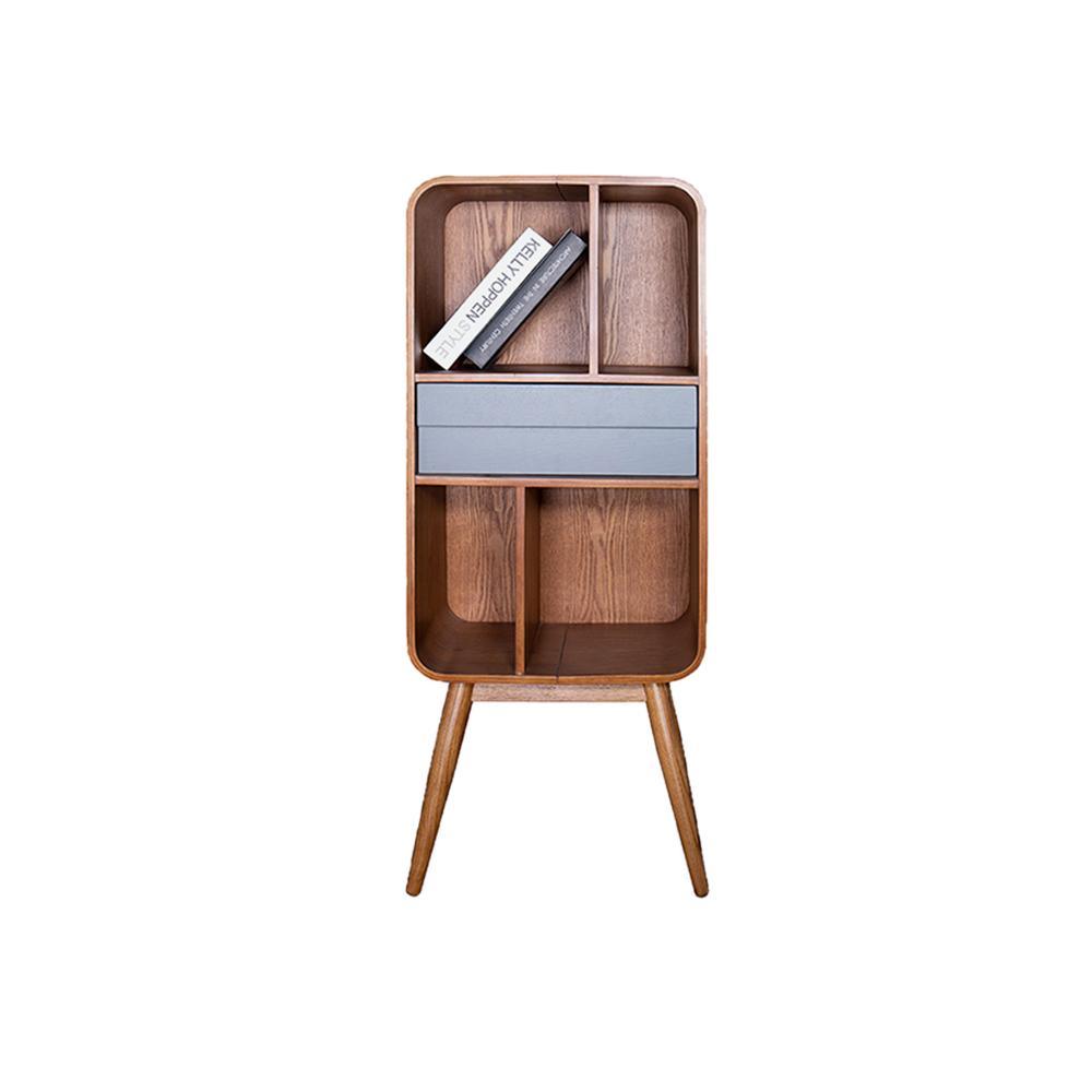 Kya Bookcase, Wood Shelving Unit - Miola