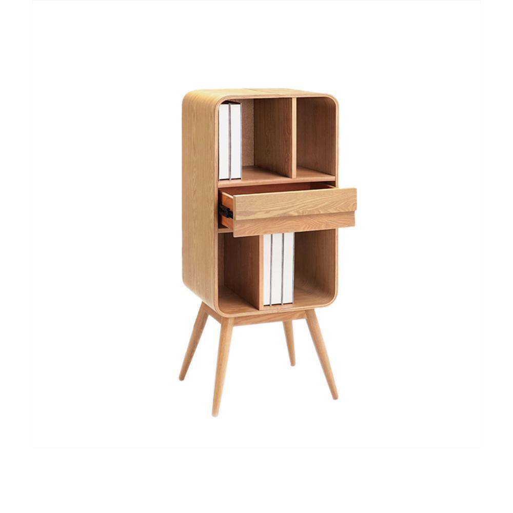 Kya Bookcase, Wood Shelving Unit - Miola