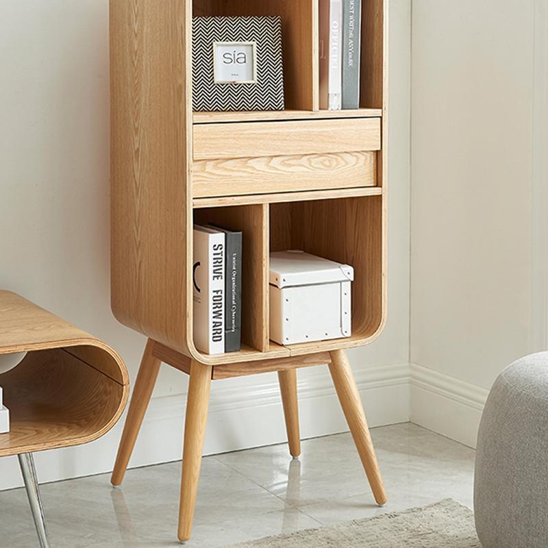Kya Bookcase, Wood Shelving Unit - Miola