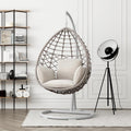 Kye Rattan Garden Hanging Egg Chair with Stand, Indoor/ Outdoor Furniture - Miola