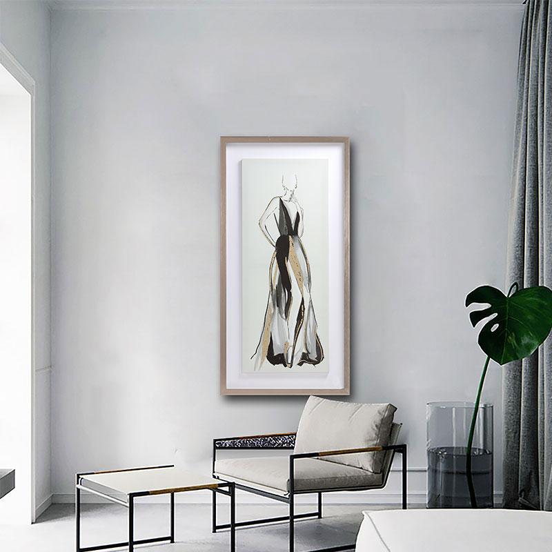 Lady Framed Wall Art Print 40*60cm - Miola