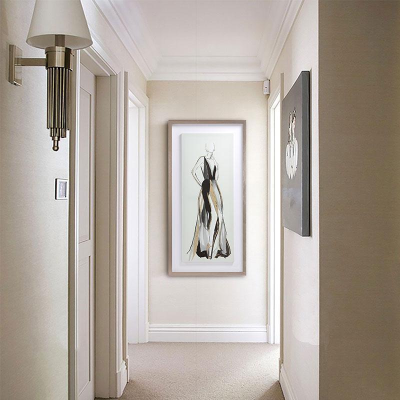 Lady Framed Wall Art Print 40*60cm - Miola