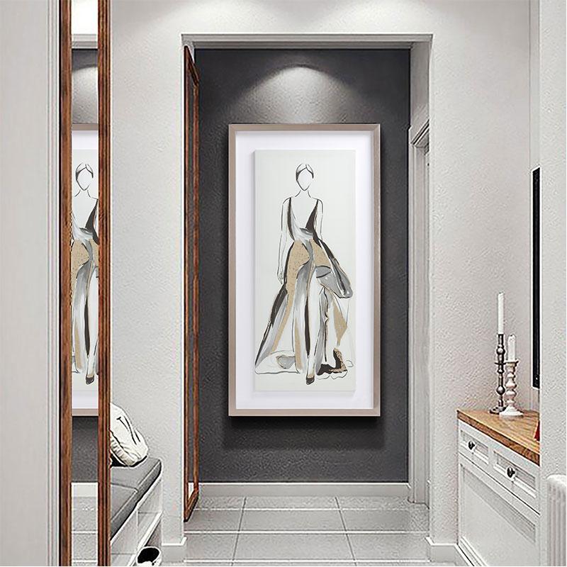Lady Framed Wall Art Print 40*60cm - Miola