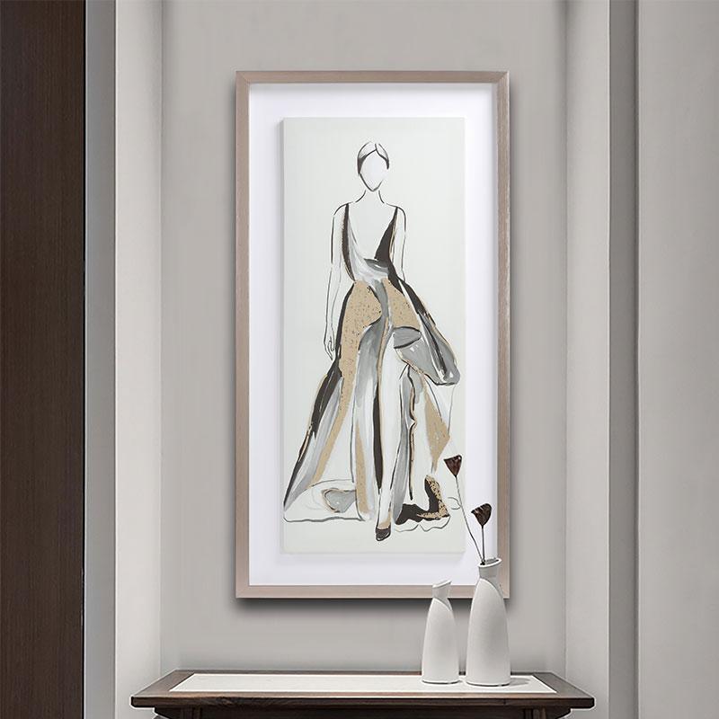 Lady Framed Wall Art Print 40*60cm - Miola
