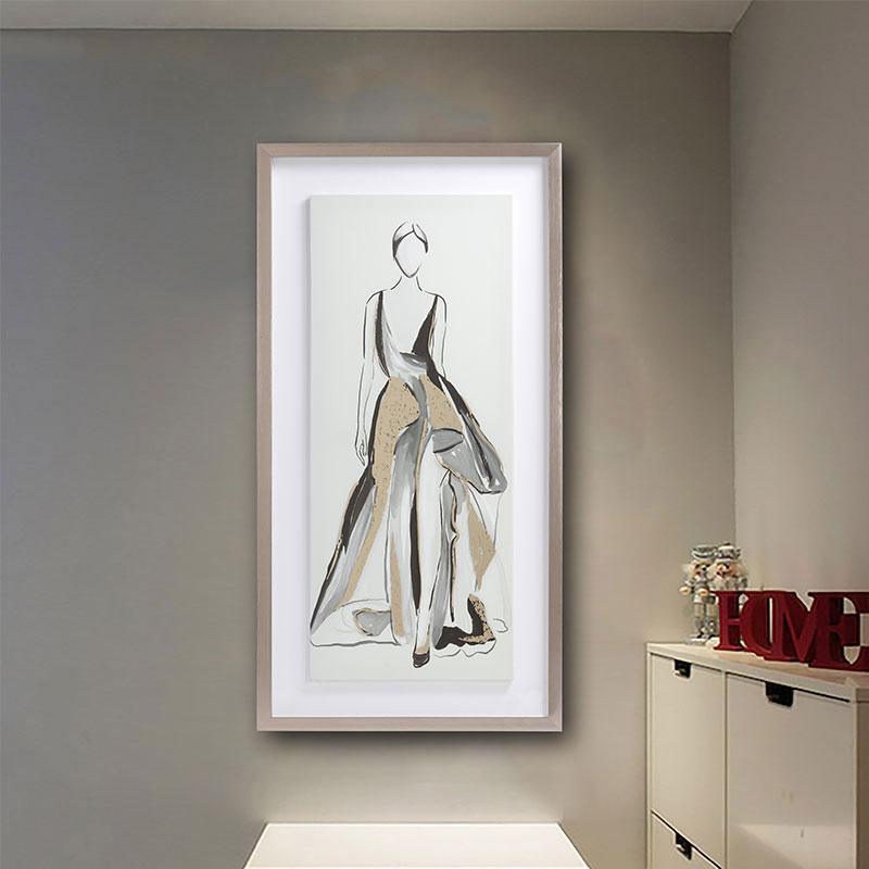Lady Framed Wall Art Print 40*60cm - Miola
