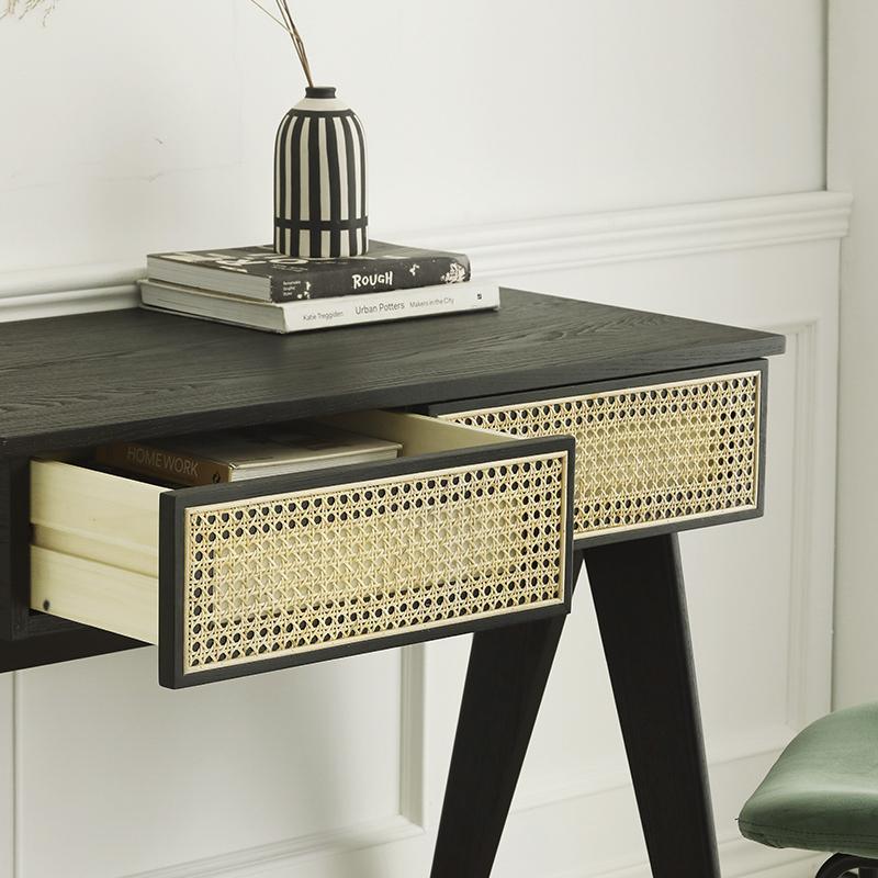 Lambeth Office Desk, Black - Miola