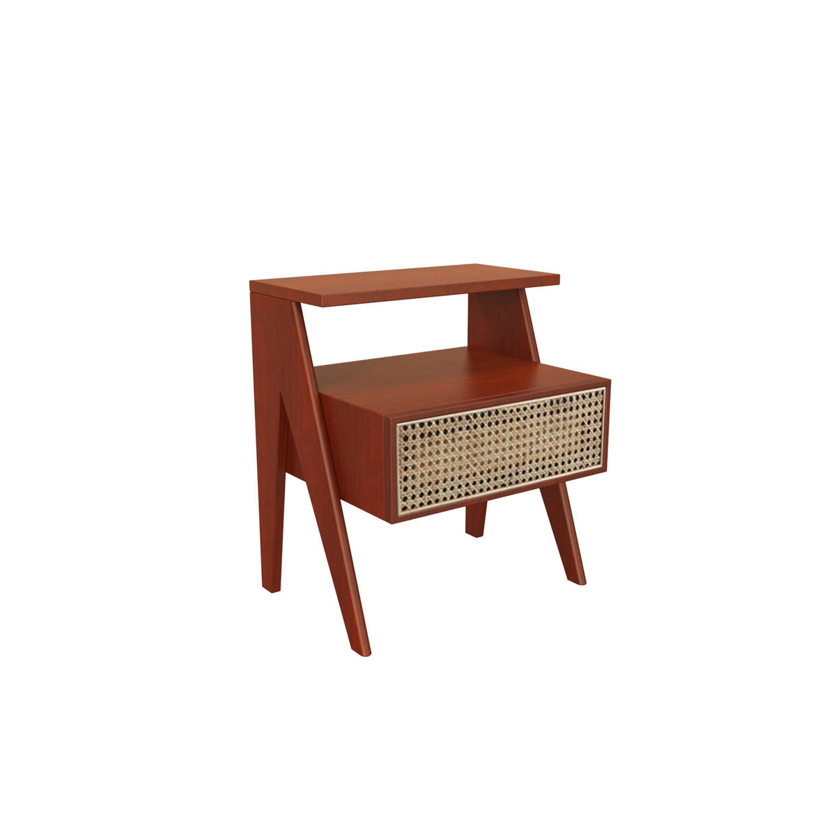 Lambeth Bedside Table, Black - Miola