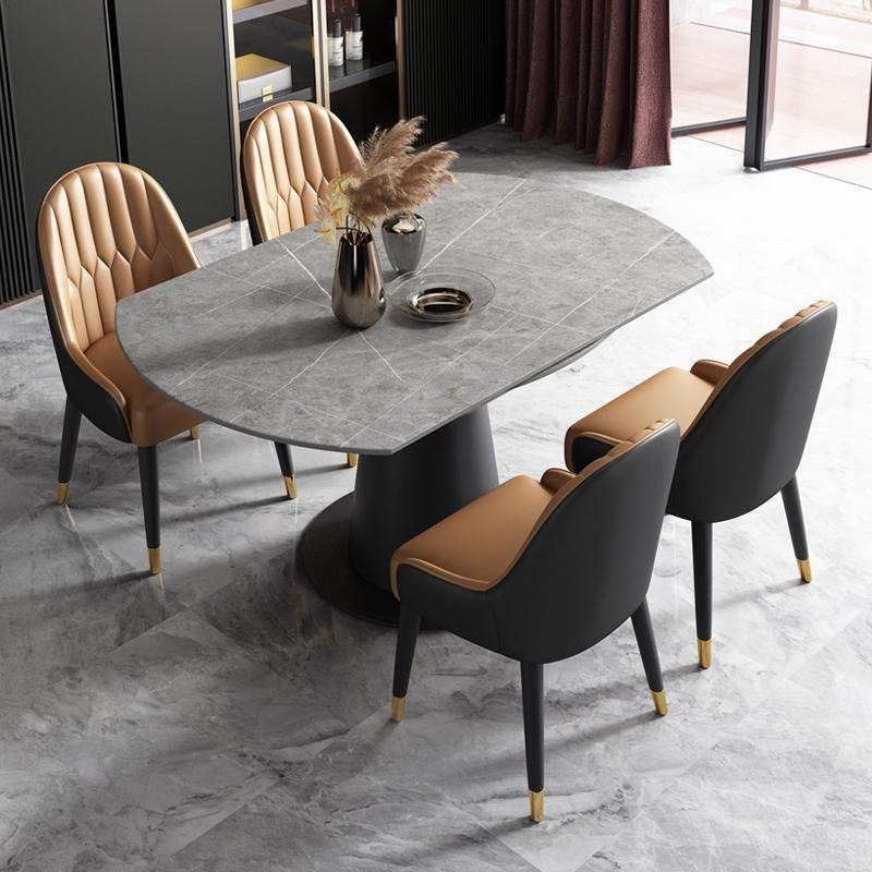 Lessie Extendable Dining Table, Sintered Stone - Miola