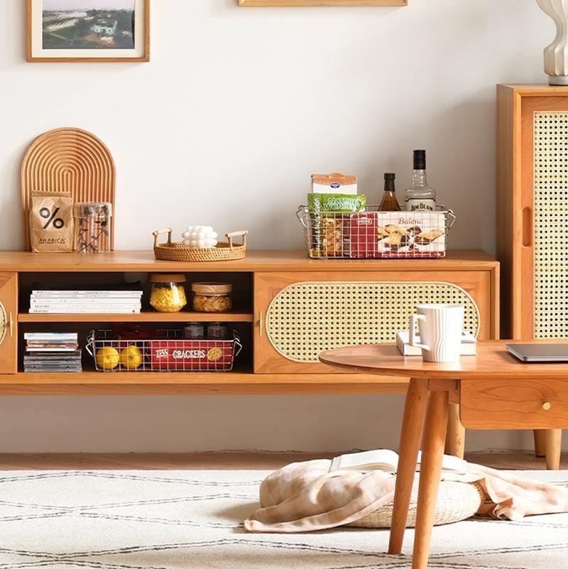 Mario Cane Rattan TV Stand - Miola