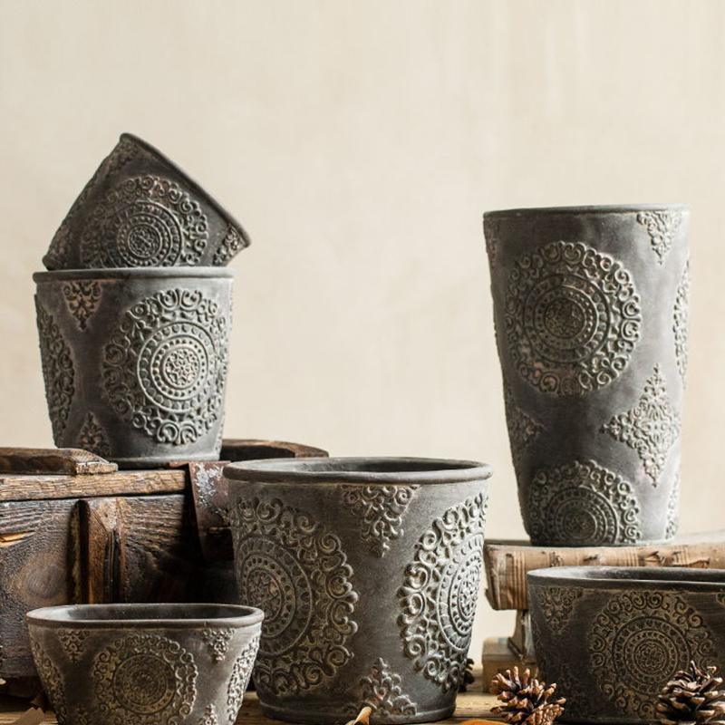 MI42 A Set Of Two Indoor/ Outdoor Plant Stands - Miola