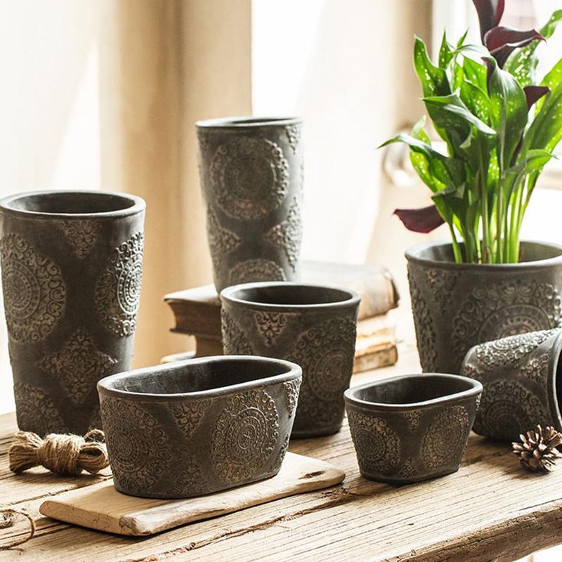 MI42 A Set Of Two Indoor/ Outdoor Plant Stands - Miola