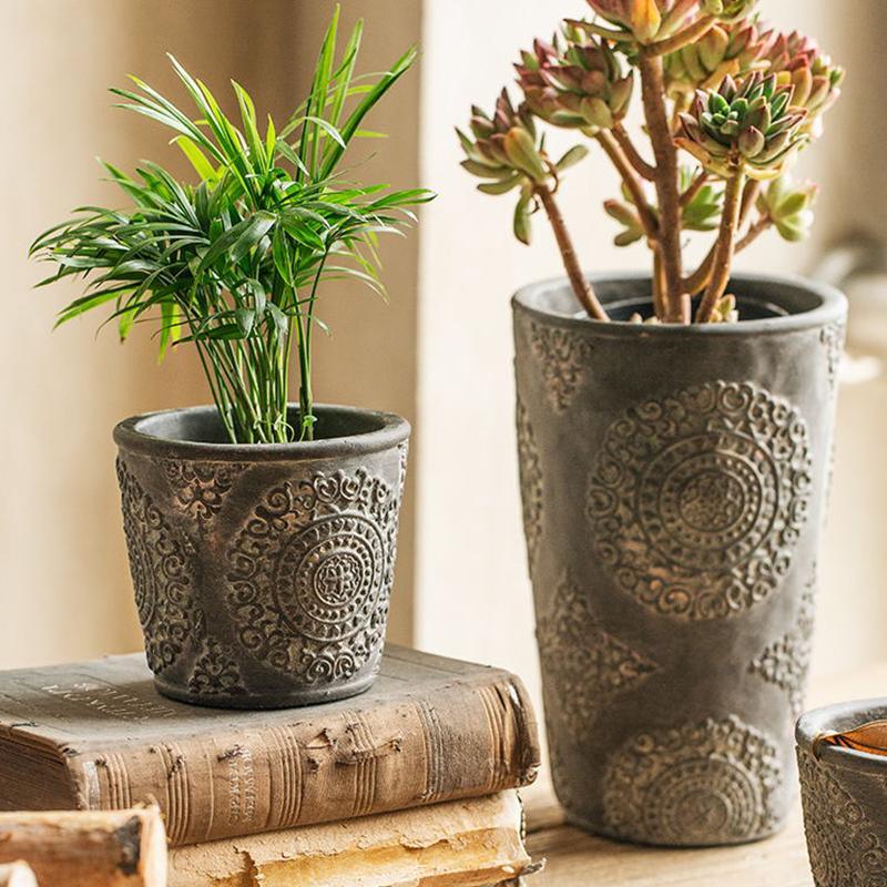 MI42 A Set Of Two Indoor/ Outdoor Plant Stands - Miola