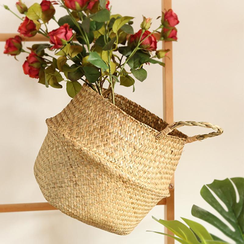 MI44 A Set Of Two Rattan Indoor Plant Stands - Miola