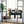 Load image into Gallery viewer, Full Length Black Metal Arched Window Mirror
