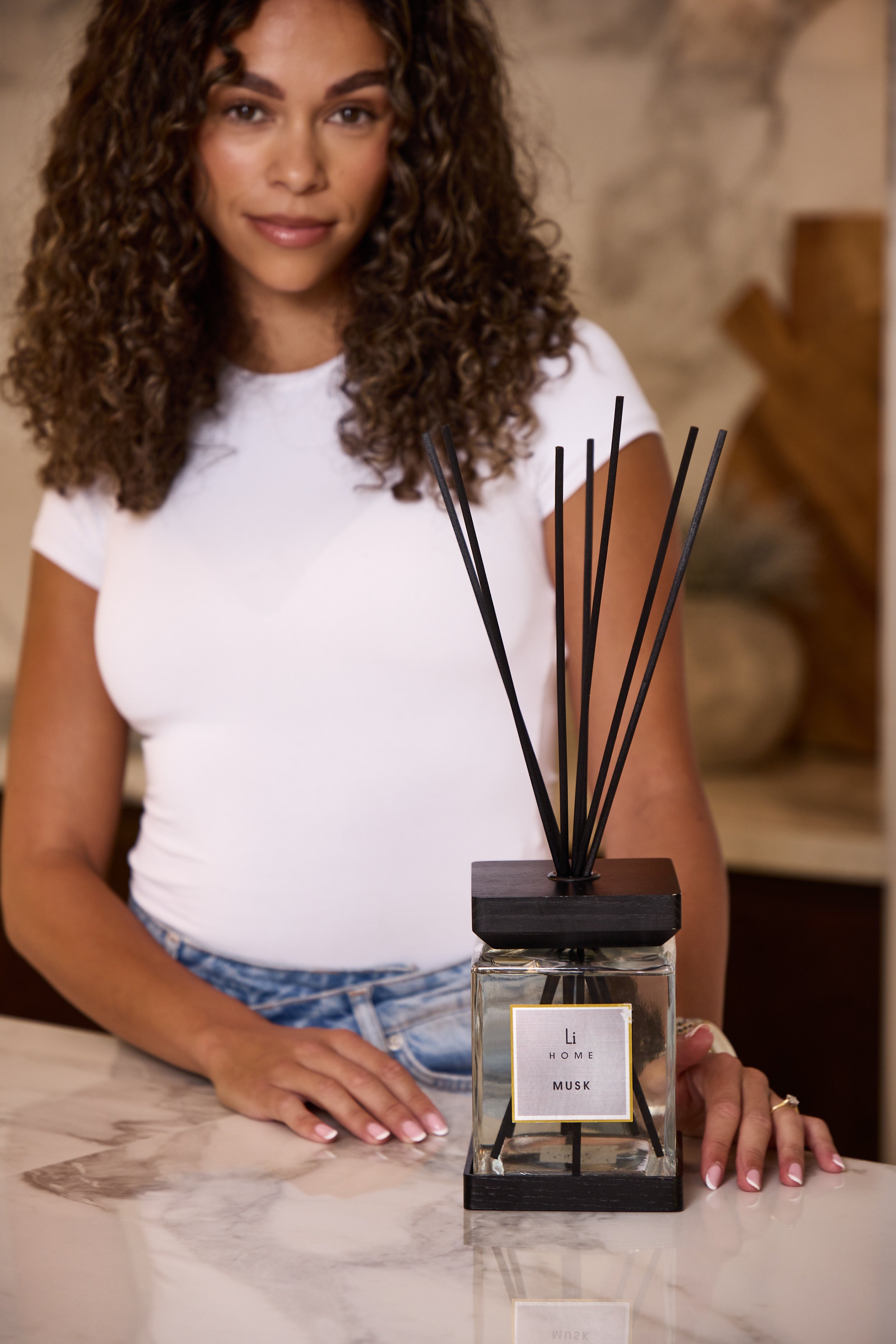 Luxury Square Diffuser - Musk - Miola