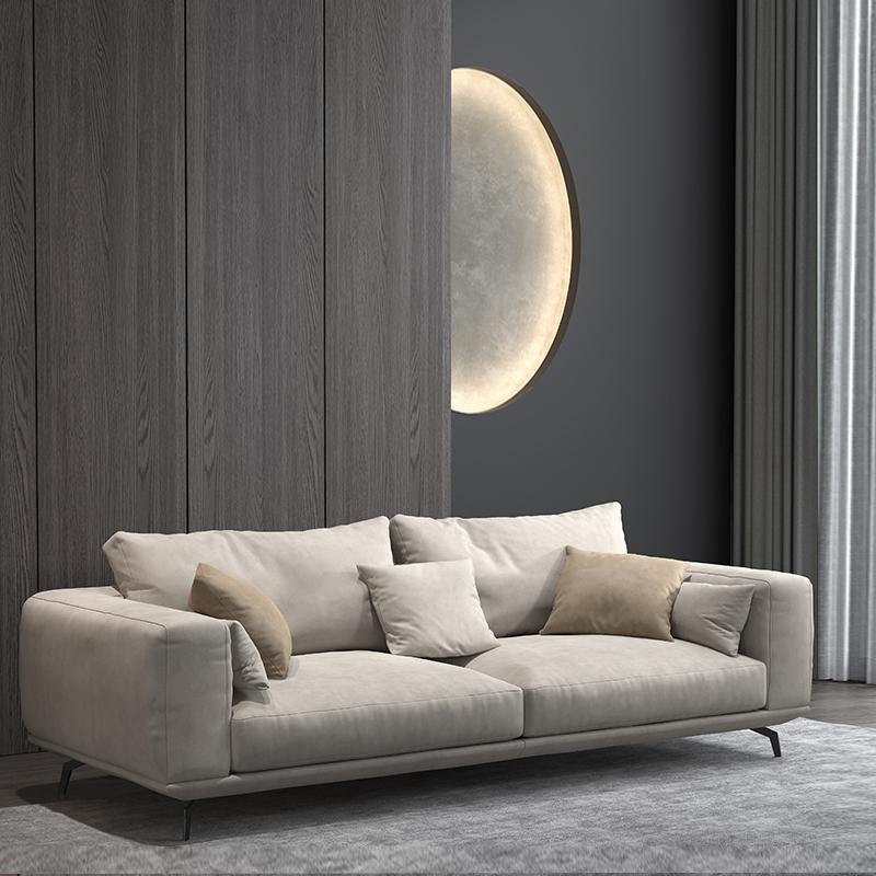 NR23 Four Seater Corner Sofa, Leathaire - Miola