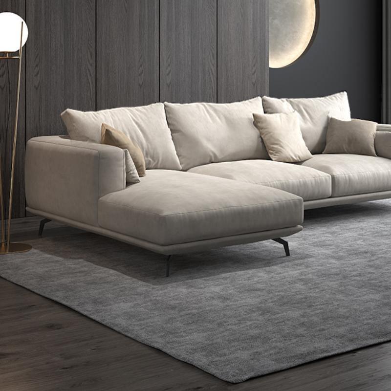 NR23 Three Seater Corner Sofa, Leathaire - Miola