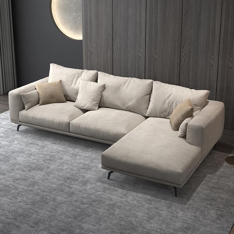 NR23 Three Seater Corner Sofa, Leathaire - Miola