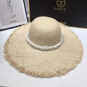 Natural straw hat