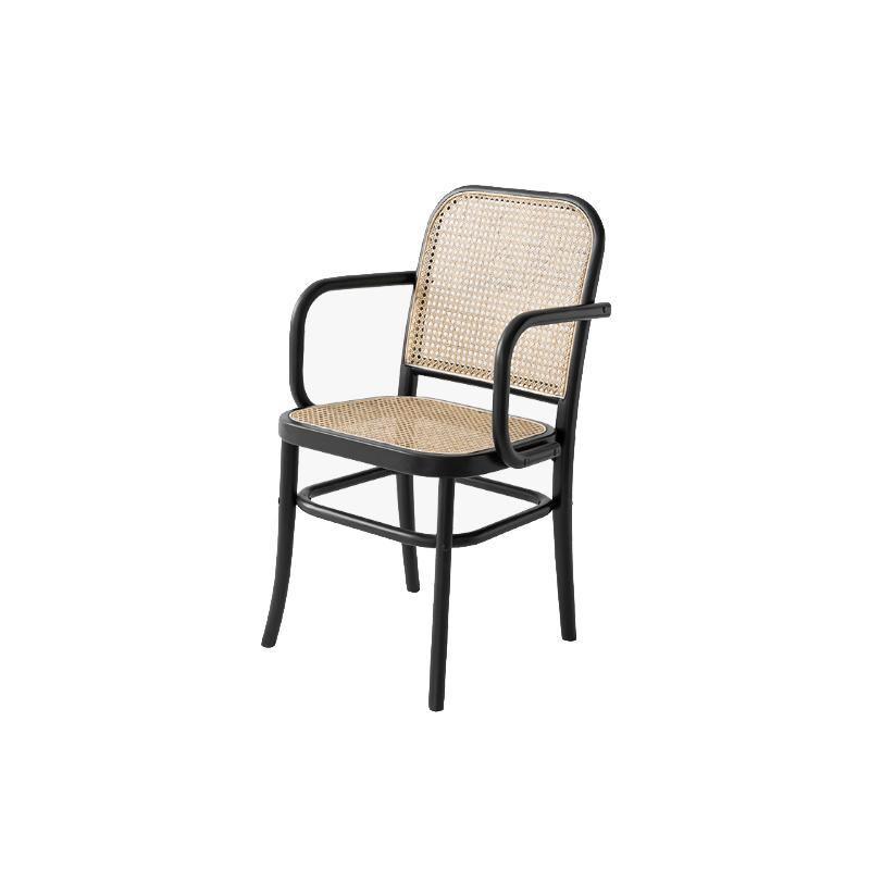 Paris G04 Rattan Dining Chair, Walnut - Miola