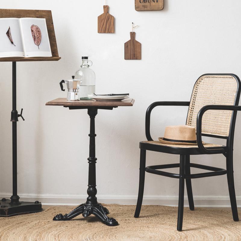 Paris G04 Rattan Dining Chair, Walnut - Miola