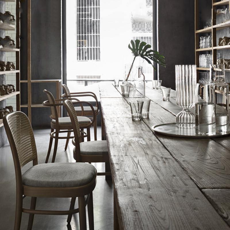 Paris G04 Rattan Dining Chair, Walnut - Miola