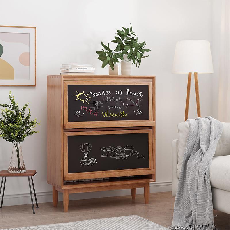 Duo Sideboard, Side Cabinet, Rattan & Wood - Miola