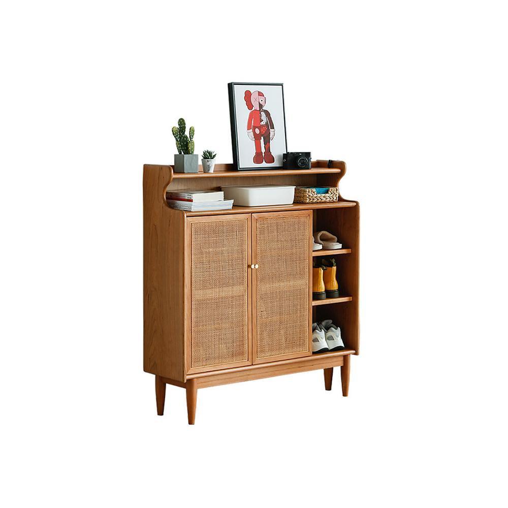 Pavia Shoe Storage, Rattan & Oak - Miola