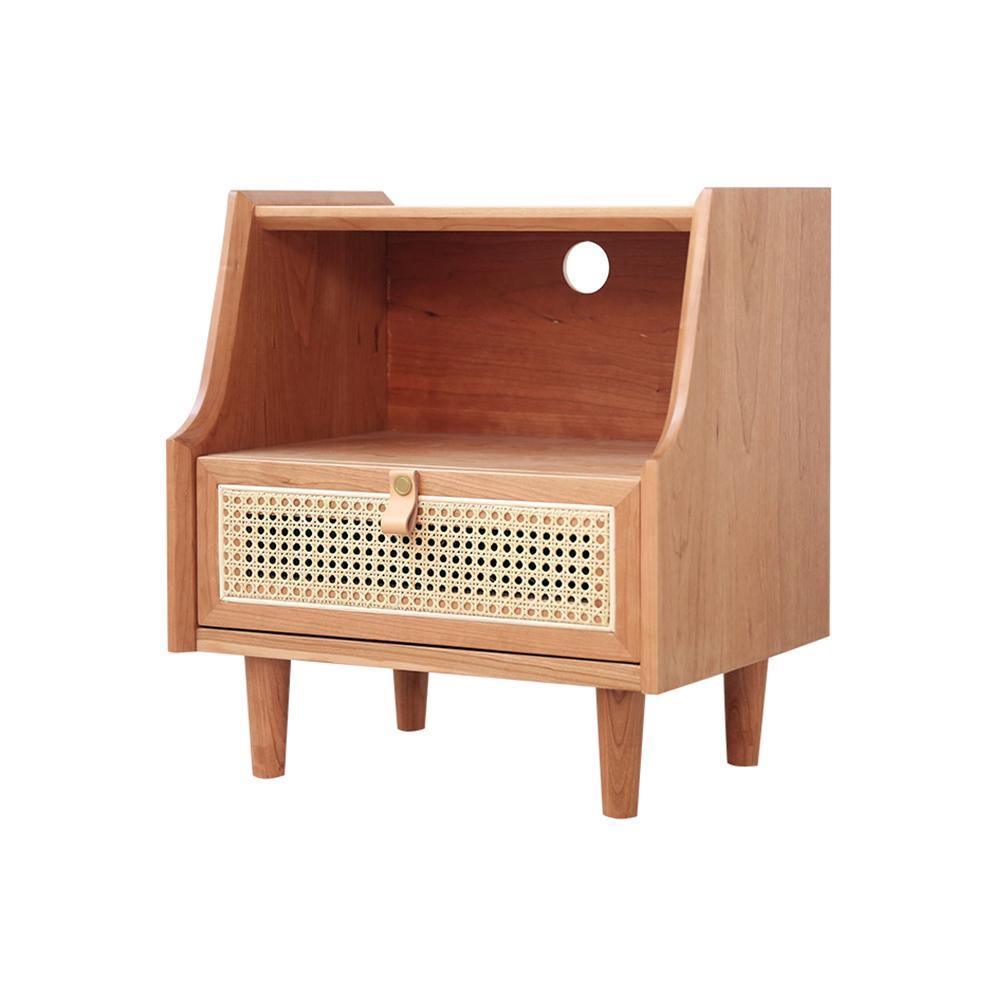 Pavia Side Table, Bedside Table, Oak - Miola