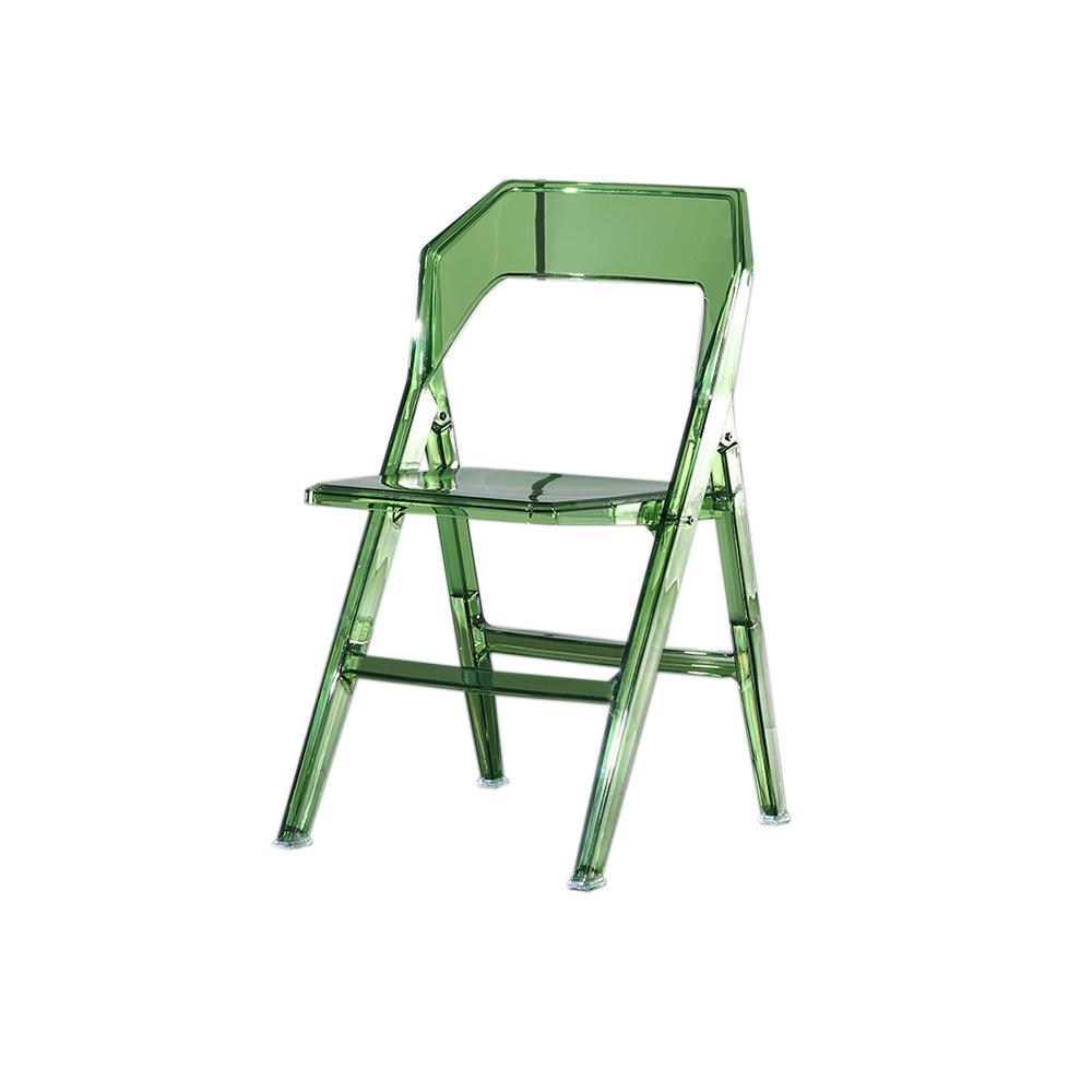 Philippe Starck Style Acrylic Folding Chair - Miola