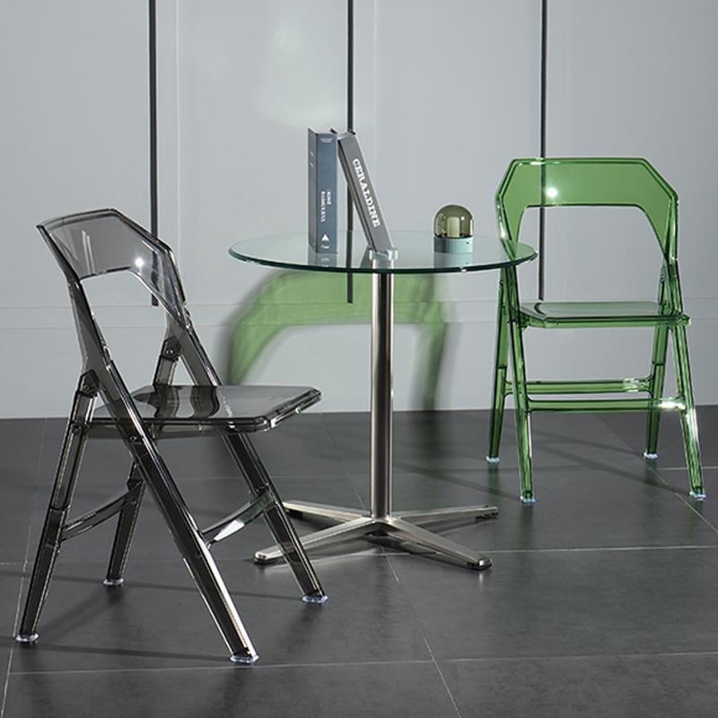 Philippe Starck Style Acrylic Folding Chair - Miola