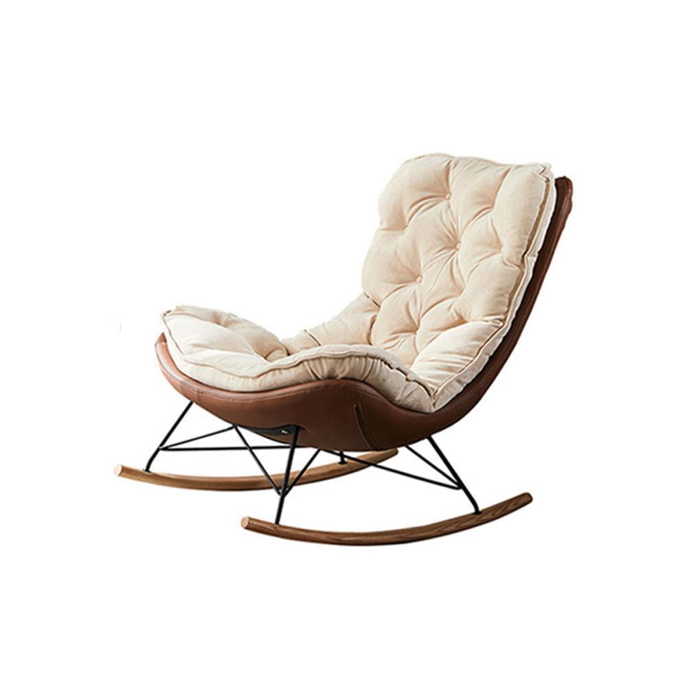 Phoebe Rocking Chair, Suede - Miola