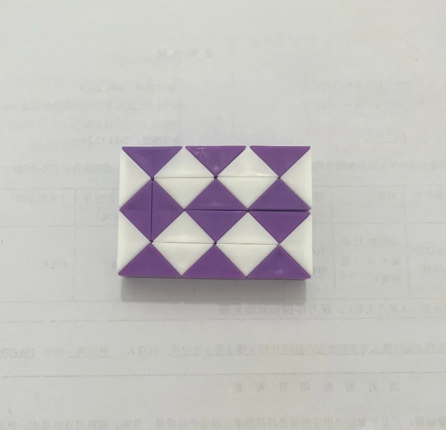 Fashion Children's Educational Transformation Magic Snake Folding Cube Capsule T - Miola