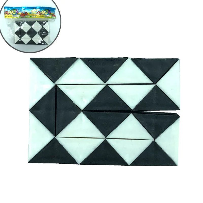 Fashion Children's Educational Transformation Magic Snake Folding Cube Capsule T - Miola