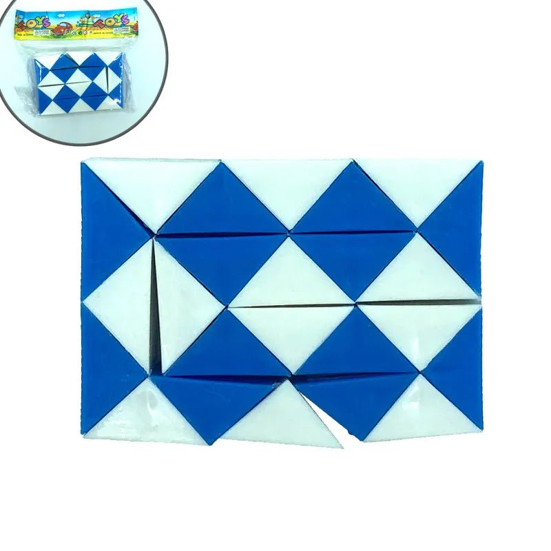 Fashion Children's Educational Transformation Magic Snake Folding Cube Capsule T - Miola