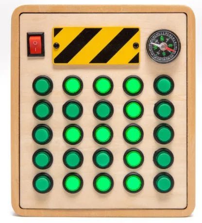 Popular Children's Early Education Wooden Led Light Socket Switch Busy Board Toy - Miola