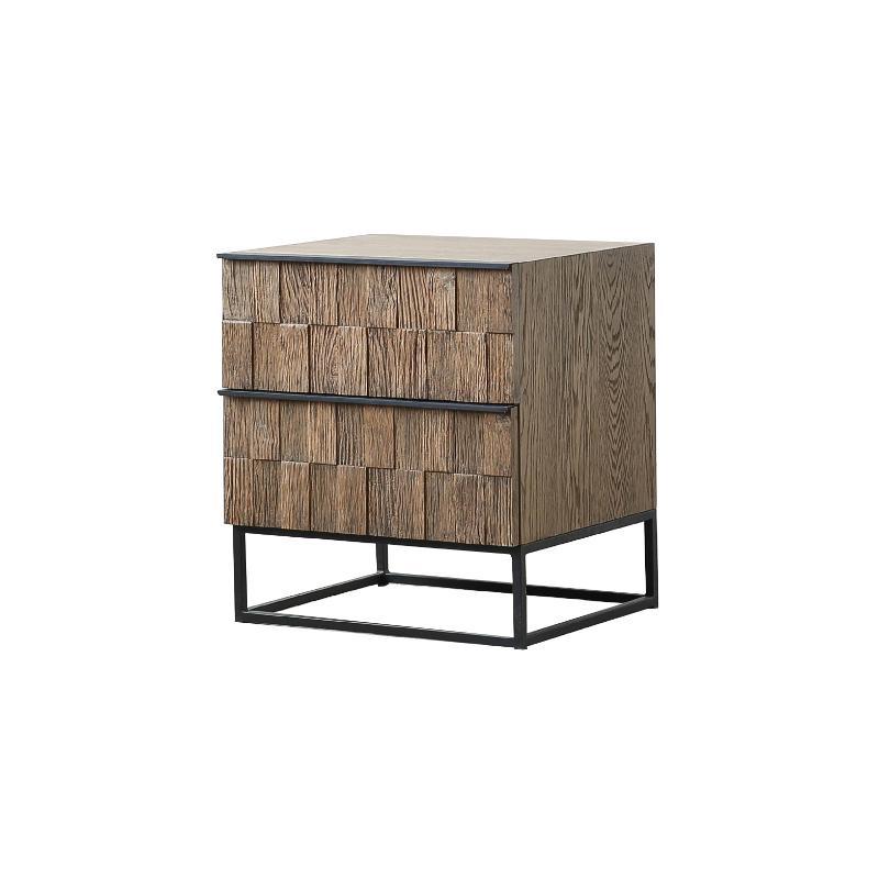 Pine Bedside Table, Oak - Miola