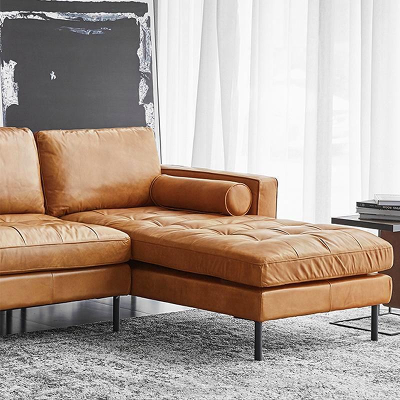 Porto Two Seater Sofa, Real Leather - Miola